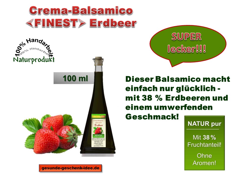 Bild 1 von Crema Balsamico -FINEST- Erdbeer