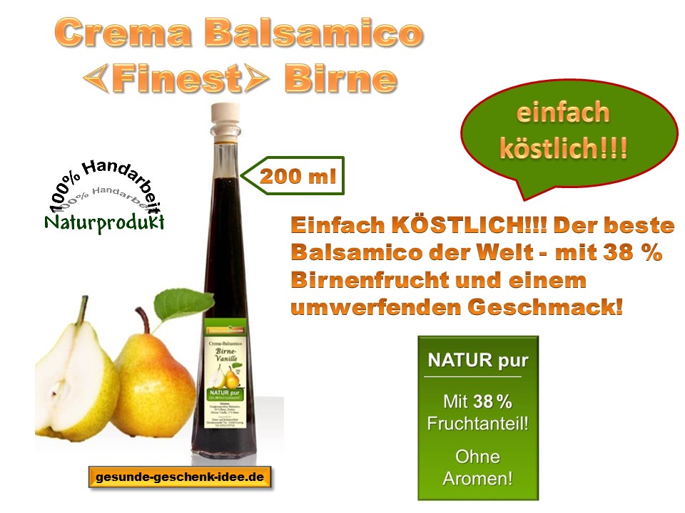 Bild 1 von Crema Balsamico -FINEST- Birne 200 ml