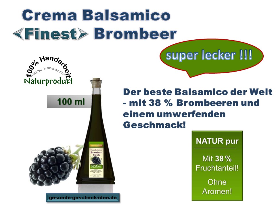 Bild 1 von Crema-Balsamico -FINEST- Brombeer 200 ml