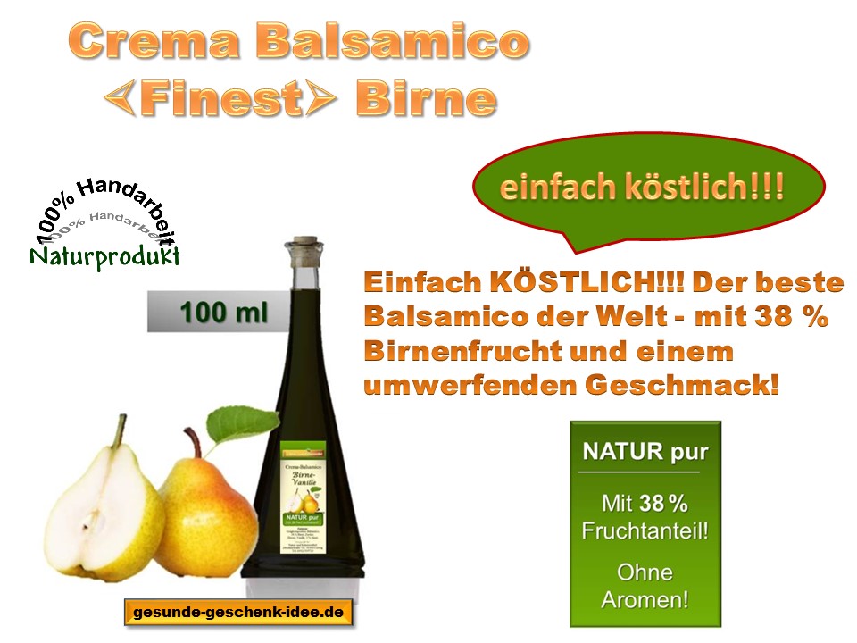 Bild 1 von Crema Balsamico -FINEST- Birne 100 ml