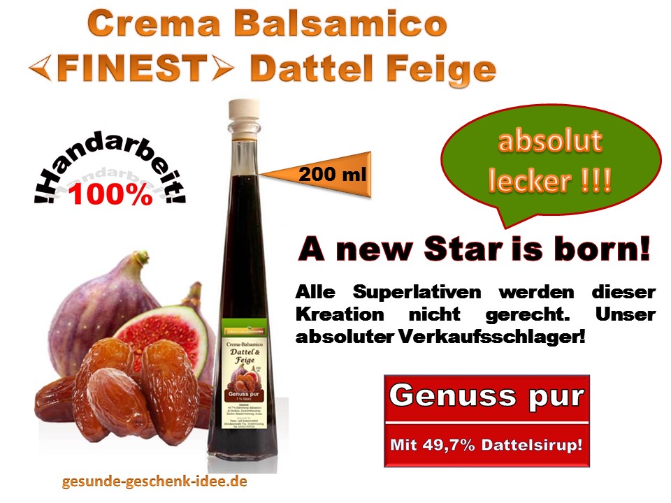 Bild 1 von Crema Balsamico -FINEST-  Dattel & Feige 200 ml