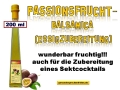 Passionsfrucht-Balsamica (Essigzubereitung) (200 ml)