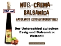 Nuß-Crema-Balsamica - Haselnuss (Essigzubereitung) (200 ml)