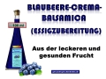 Blaubeer-Crema-Balsamica (Essigzubereitung) 100 ml (100 ml)
